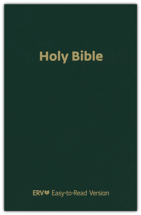 ERV Economy Bible--flexible cover, green