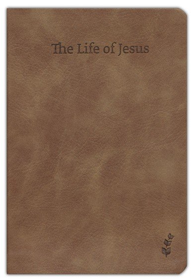 Life of Jesus for Adults - leather look brown