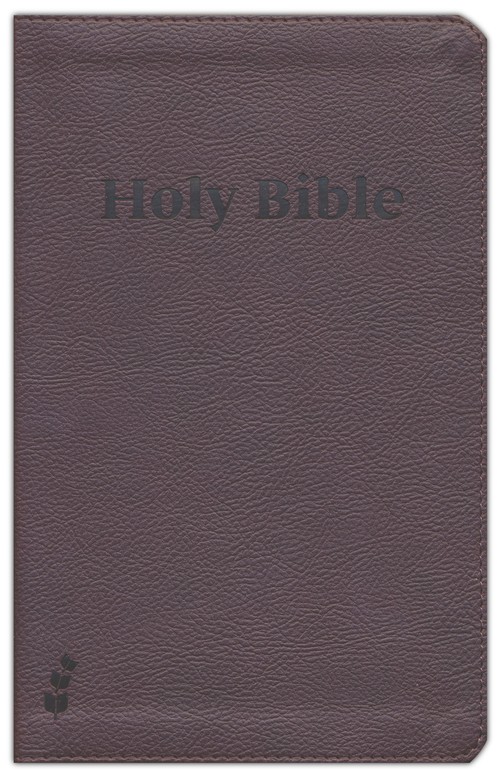 ERV Holy Bible--soft leather-look, russet