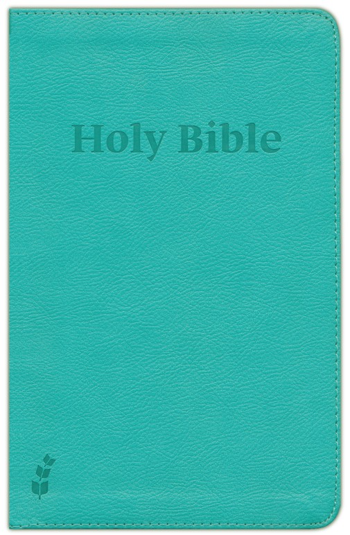 ERV Holy Bible--soft leather-look, teal